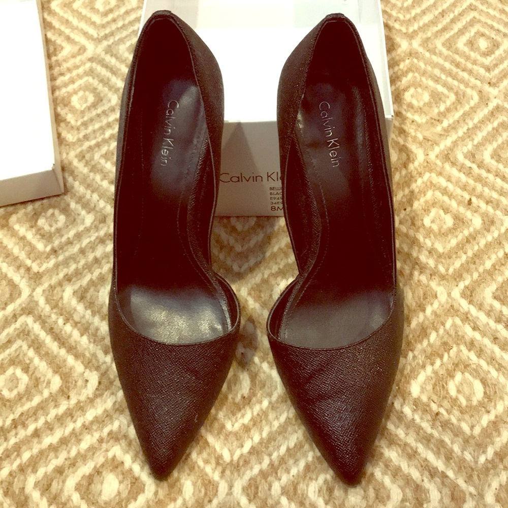 Calvin Klein black heels